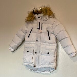 CREATMO US Winter Parka Water Resistant Hooded Puffer Fleece Lined Jackets Coats